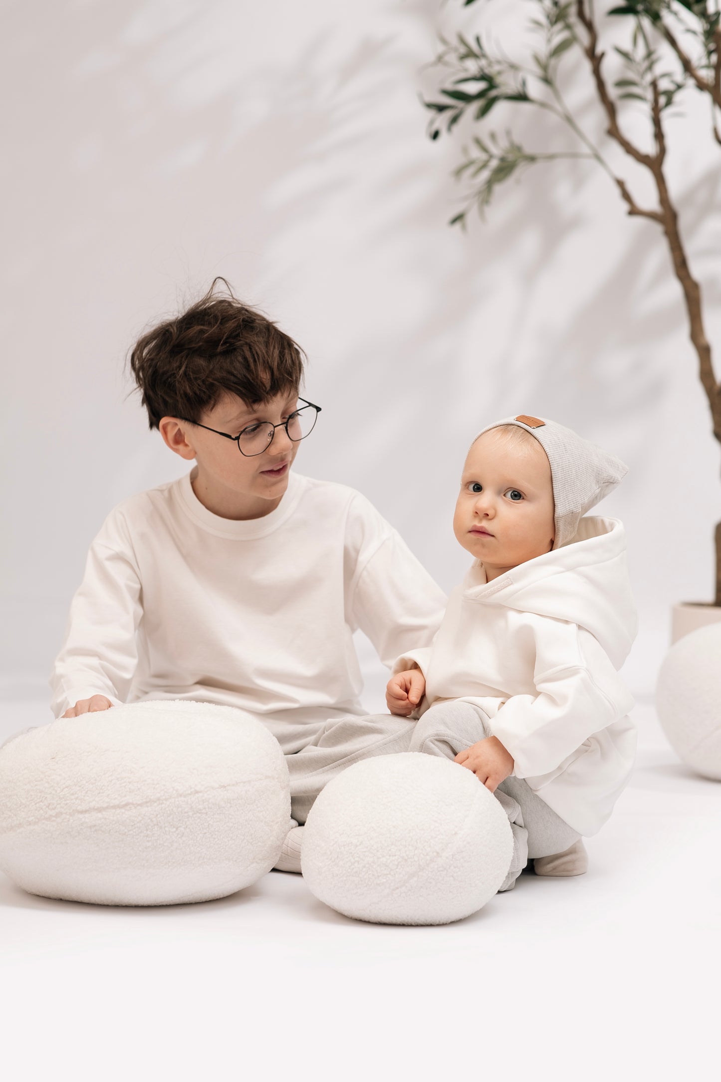 Longsleeve dziecięcy Off White | Habi Kids
