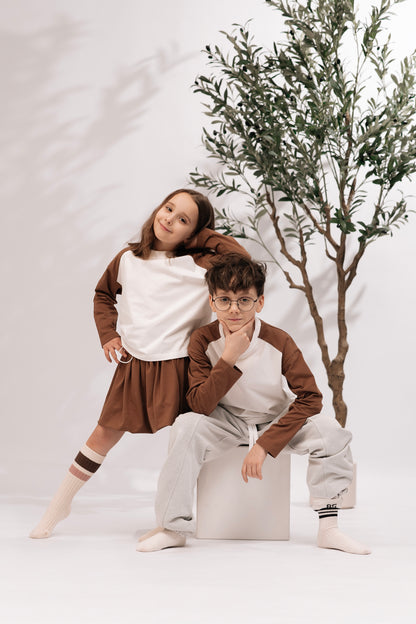 Spódnico-spodenki dziecięce Chocolate | Habi Kids