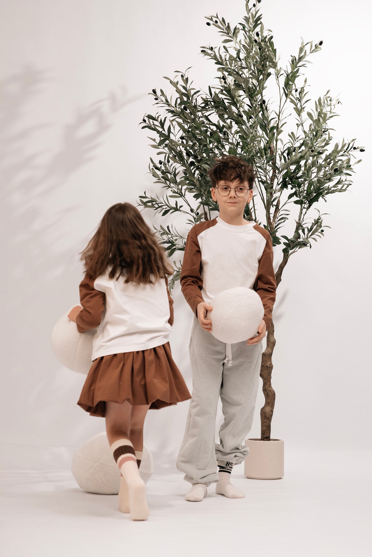 Spódnico-spodenki dziecięce Chocolate | Habi Kids