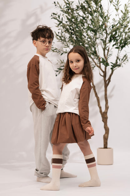 Spódnico-spodenki dziecięce Chocolate | Habi Kids