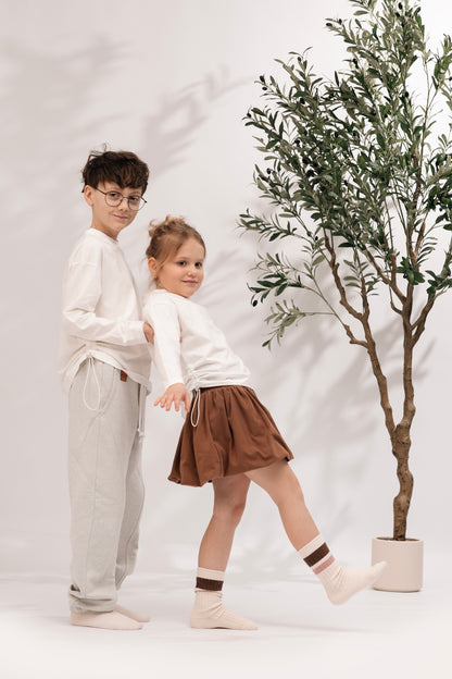Longsleeve dziecięcy Off White | Habi Kids