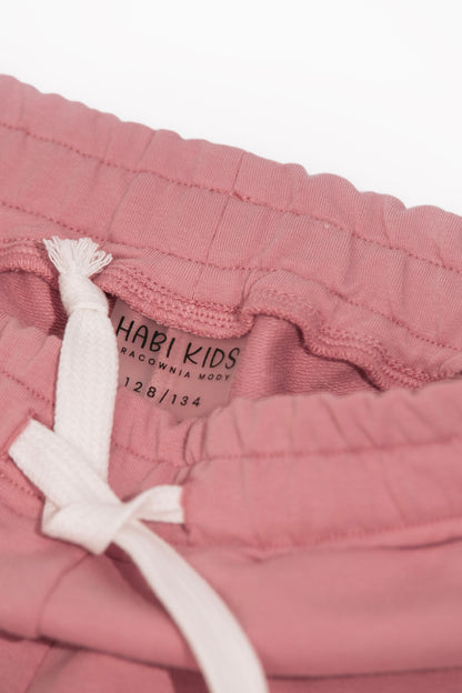 Spodnie Wide Leg Dusty Rose | Habi Kids