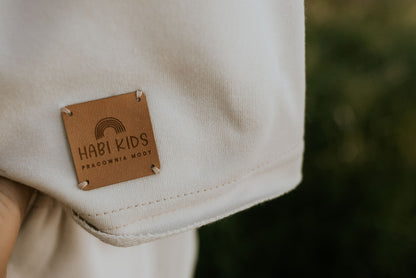 Bluzka dziecięca Retro Beż – bawełna premium | Habi Kids