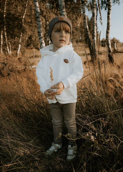 Bluza dresowa dziecięca z kapturem FUTBOL | Habi Kids
