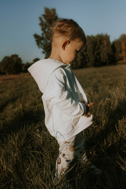 Legginsy z prążkowanej dzianiny piłki | Habi Kids