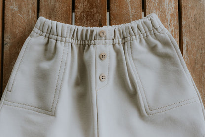 Spodnie dziecięce retro beżowe baggy  | Habi Kids