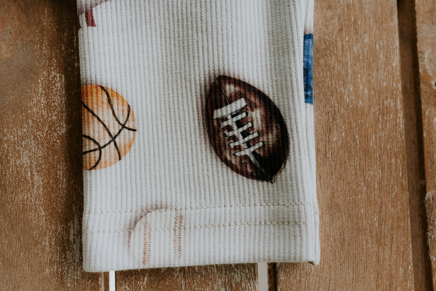 Legginsy z prążkowanej dzianiny piłki | Habi Kids